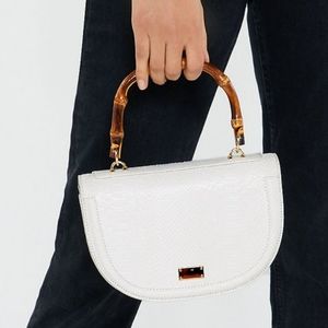 BRAND NEW Nastygal faux croc skin purse